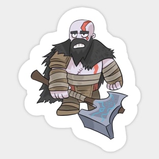 kratos Sticker